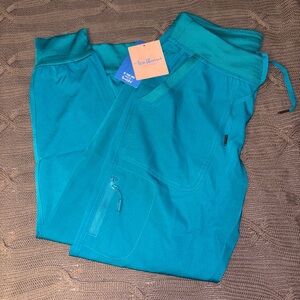 Aqua Blue Scrub Pants
